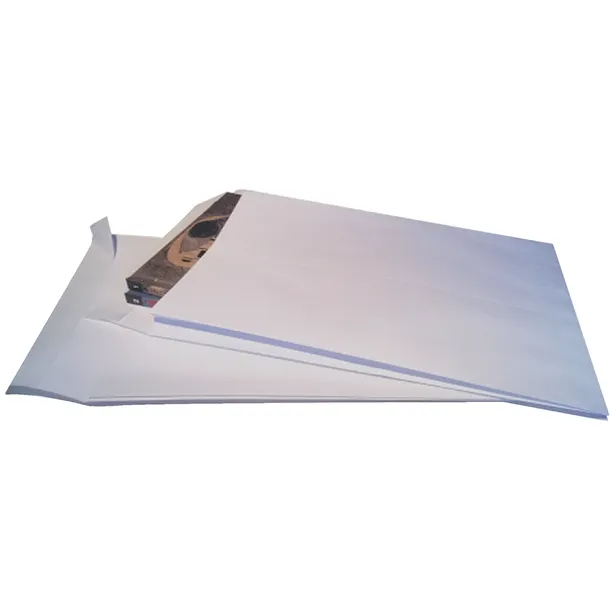 Quantore Envelop Quantore monsterzak 262x371x38mm zelfklevend wit 10 stuks