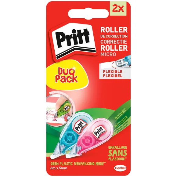 Pritt Correctieroller Pritt Micro Flex 5mmx6m blister 2e halve prijs