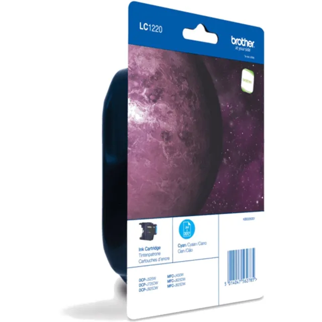 Brother Original Ink Cartridge Brother LC1220CBP Blue Cyaan