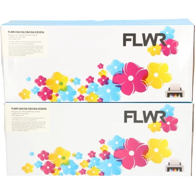 FLWR HP 85AD twinpack zwart (Huismerk (compatible))