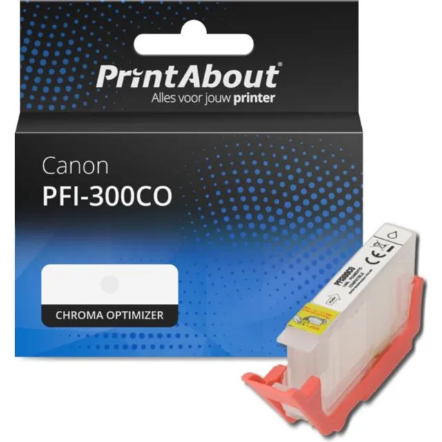PrintAbout huismerk Inktcartridge PFI-300CO Chroma Optimizer geschikt voor Canon