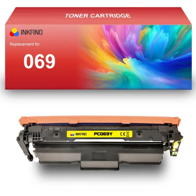INKFIND 069 Geel tonercartridge compatibel met Canon 069 Geel toner cartridge - 1-pack Geel Geel x 1