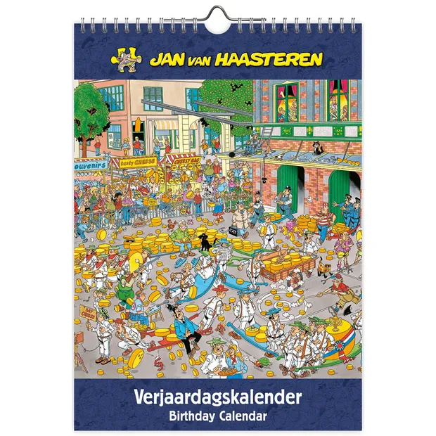 Jan van Haasteren Verjaardagskalender Jan van Haasteren A4