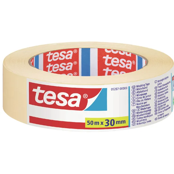 Tesa Afplaktape tesa® Economy 30mmx50m geel
