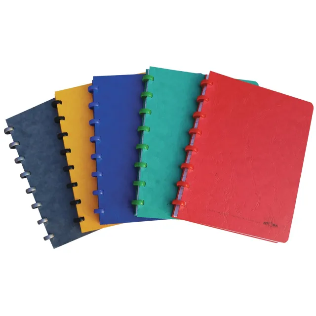 Atoma Classic schrift, ft A5, 144 bladzijden, gelijnd, geassorteerde kleuren blauw