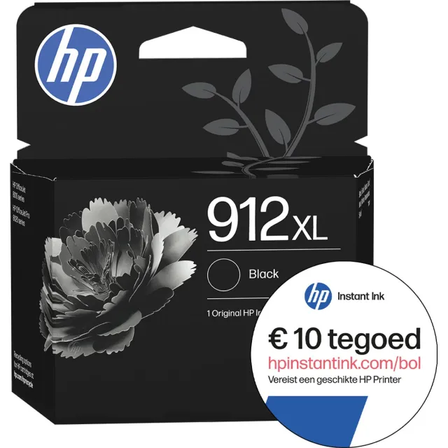 HP 912XL - Inktcartridge - Origineel - Hoge capaciteit - Zwart + Instant Ink tegoed