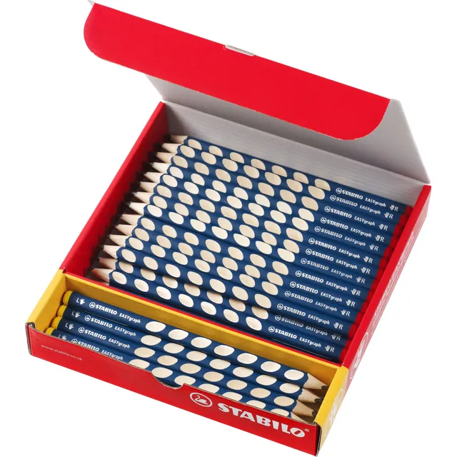 Potlood STABILO Easygraph petrol 321 HB classpack à 48 stuks