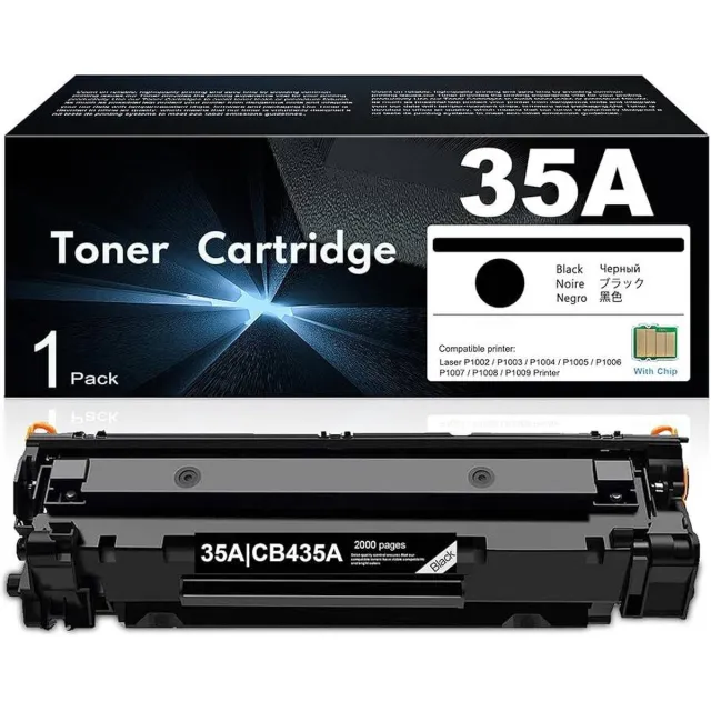 WeCare HP 35A 36A CB435A CB436A - Huismerk Toner - Zwart - 3000 Pagina's - Geschikt voor HP LaserJet M1120, M1500, P1005, P1500 Series en Canon I-Sensys LBP3010, LBP3100, LBP3250