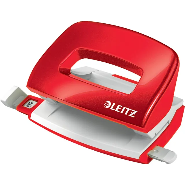 Leitz NeXXt WOW Mini perforator, 10 blad, rood