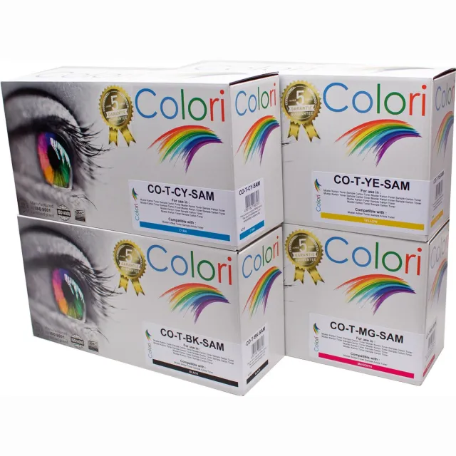 Colori huismerk Set 4x toner geschikt voor Canon 055H (MET CHIP) I-Sensys LBP660 LBP663cdw LBP664cx MF740 MF742cdw MF744cdw MF746cx SET XXL 4 kleuren