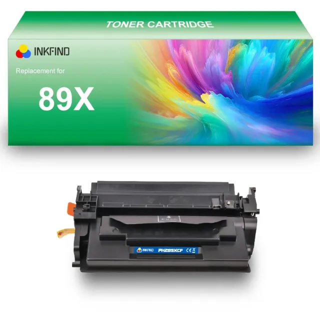 INKFIND 89X toner cartridge compatibel met HP 89X CF289X - 1-pack Zwart XL Zwart x 1