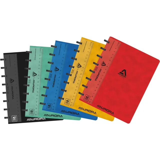 Adoc Classic schrift, ft A5, 144 bladzijden, commercieel geruit, geassorteerde kleuren blauw