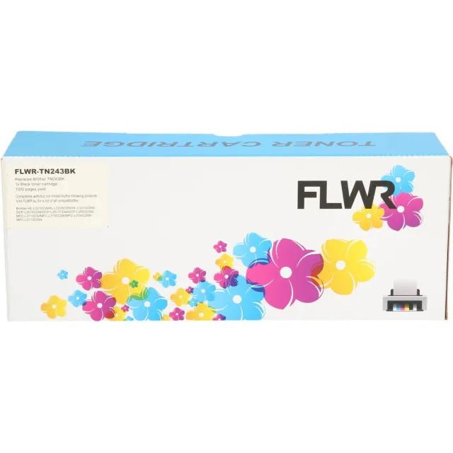 FLWR Toners / Brother TN-243 / zwart / Geschikt voor Brother