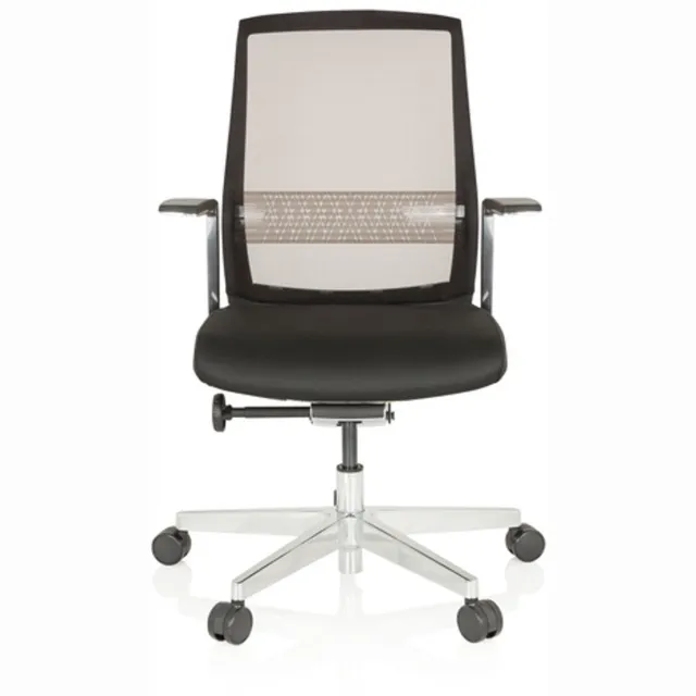 hjh office Bureaustoel FOUNTAINE PRO Netstof transparant / zitting stof zwart hjh OFFICE