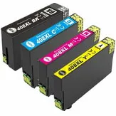 Epson 408XL inktcartridges multipack zwart + 3 kleuren, huismerk