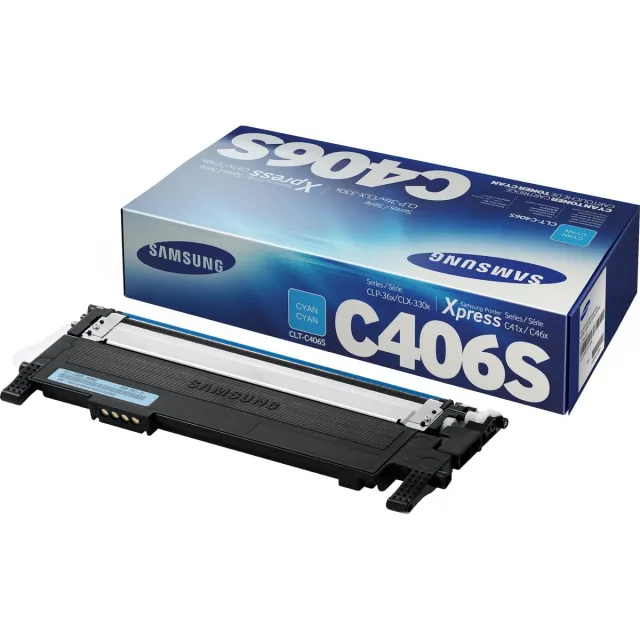 Samsung CLT-C406S/ELS toner cyaan standard capacity 1.000 paginas 1-pack