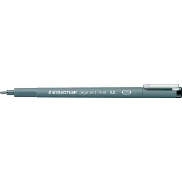 Staedtler Fineliner Staedtler Pigment 308 zwart 0.8mm