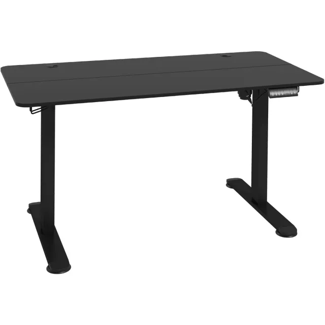 MEUBLE COSY Zit-Sta Bureau - Elektrisch Computertafel Schrijftafel 140cm - Zwart