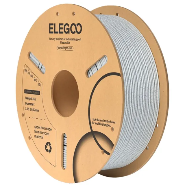 Elegoo Filament Pla Marmer Voor 3D-Printers 1,75 Mm Hoge Kwaliteit Geschikt Voor Transparent