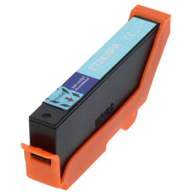 PrintAbout Huismerk Epson 24XL (C13T24354012) Inktcartridge Licht-cyaan Hoge capaciteit