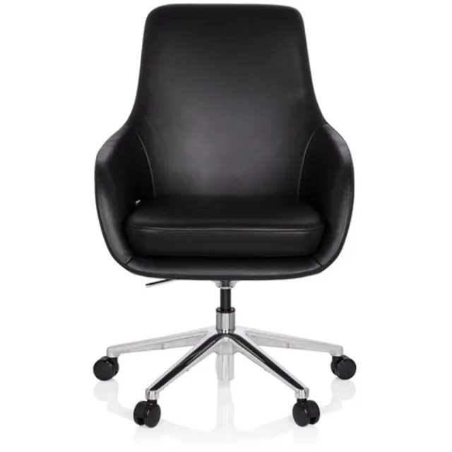 hjh office Directiestoel BARENO Leder zwart hjh OFFICE