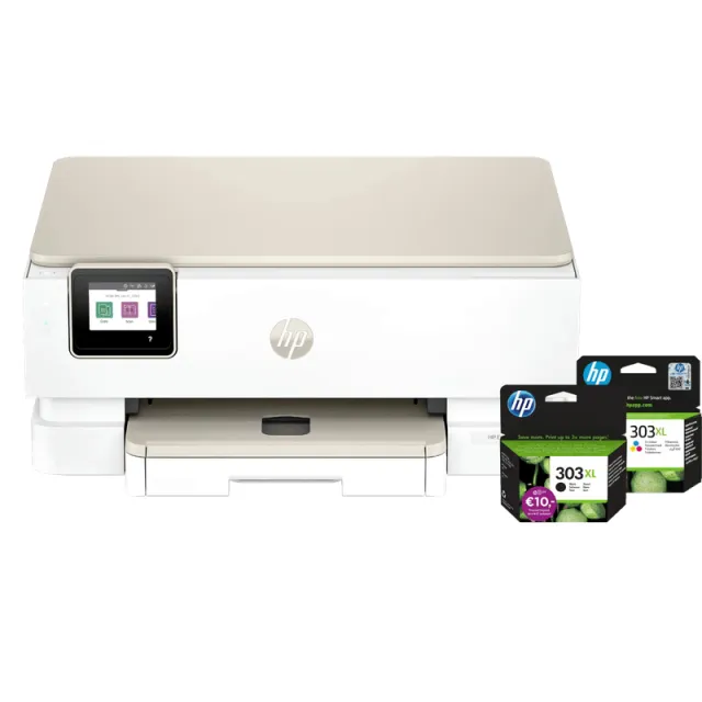 Hp Envy Photo 7234 All-in-One + 1 extra zwarte XL + 1 kleuren cartridge