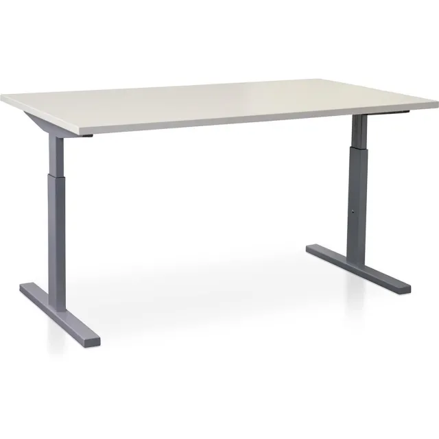 Start Pintado Rechthoek bureau instelbaar | Start Pintado | 120 x 80 cm | Frame aluminium - blad wit Aluminium frame - wit blad