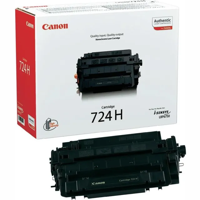 Canon CRG724H - Tonercartridge / Zwart / Hoge Capaciteit