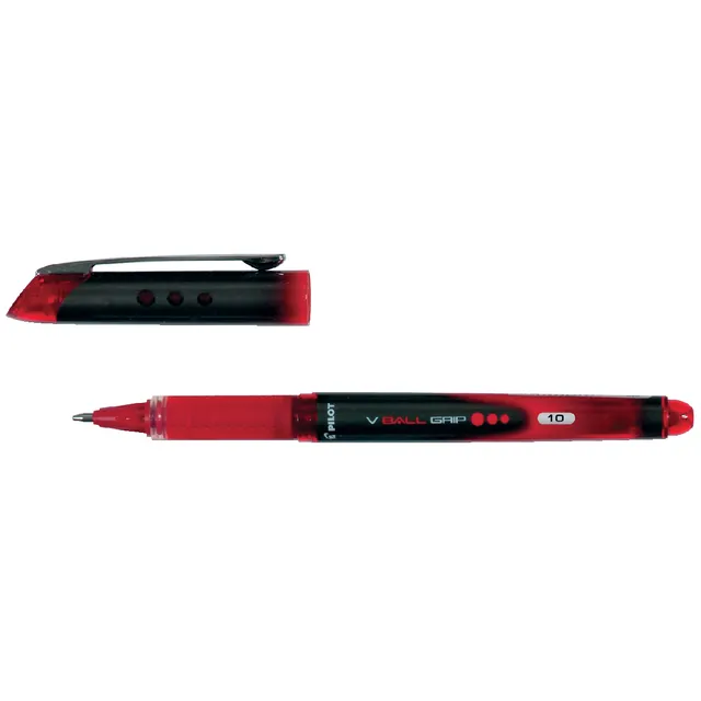 Pilot Rollerpen PILOT V-Ball grip breed rood