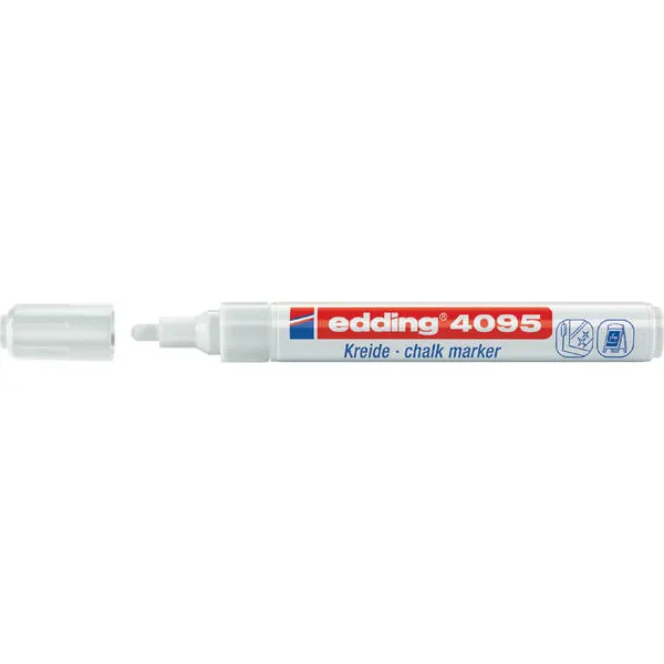Edding Krijtstift edding 4095 rond 2-3mm wit