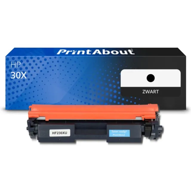 PrintAbout Huismerk HP 30X (CF230X) Toner Zwart Hoge capaciteit