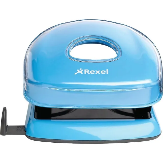 Rexel Perforator Joy voor max.10 vel tegelijk Blauw