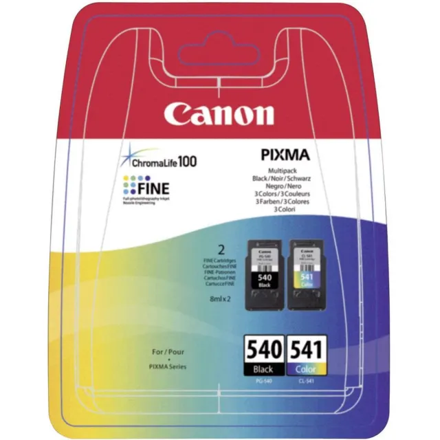 Canon PG-540 & CL-541 - Inktcartridge - Origineel - Standaard capaciteit - Kleur en Zwart + Retourzakje