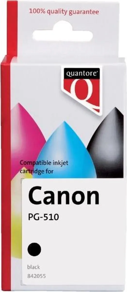 Quantore Inktcartridge Quantore alternatief tbv Canon PG-510 zwart chip