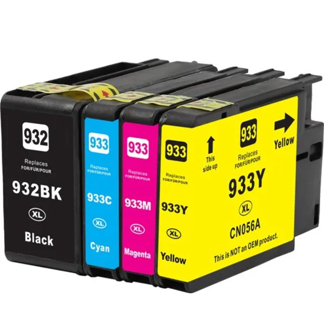 G&G Voordeelset - Vervanger voor HP 932 & 933 Black, Cyan, Magenta, Yellow