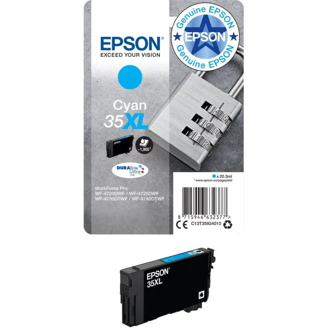 Epson Original Ink Cartridge Epson 35XL Cyan