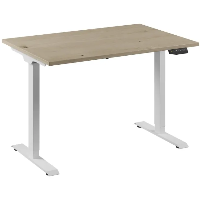 Ceha Europe Bureau Adjust 1 Plus QA 120x80 Wit/Eiken wit Eiken wit blad