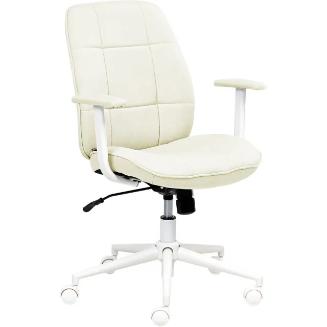 Beliani CARLTON - Bureaustoel - Mintgroen - Polyester Wit