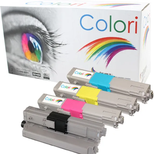 Colori Set 4x Colori huismerk toner geschikt voor Oki C332 C332DN MC363 MC363DN MC363N C 332 C 332DN MC 363 MC 363DN MC 363N 46508713 46508714 46508715 46508716 Set 4 kleuren