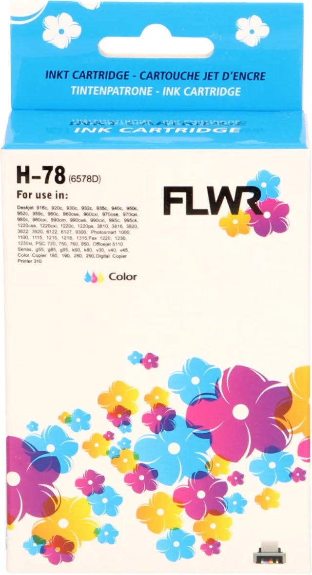 FLWR Cartridges / HP 78A / kleur / Geschikt voor HP