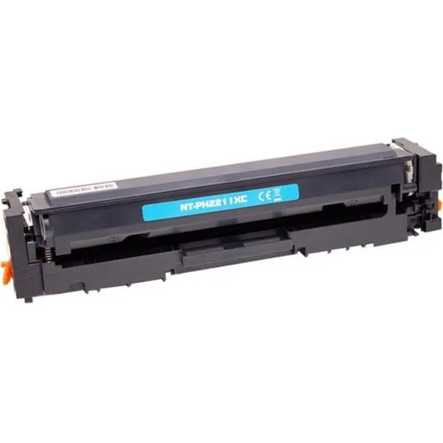Inktkeuze 207A | W2211X Cyaan - Huismerk laser toner cartridge zonder chip compatible met HP Color LaserJet Pro M255dw / HP Color LaserJet Pro MFP M282nw / HP Color LaserJet Pro MFP M283fdn / HP Color LaserJet Pro MFP M283fdw
