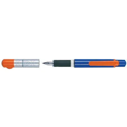 Bruynzeel vulpen Triple Grip blauw