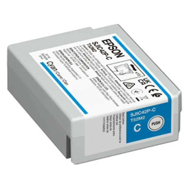 Epson SJIC42P (C13T52M240) Inktcartridge Cyaan
