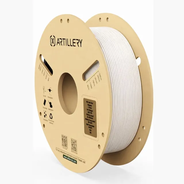 Artillery 3D Artillery PLA Filament Wit 1.75mm – 3D Printer Filament Hoge Precisie – Geschikt voor FDM Printers
