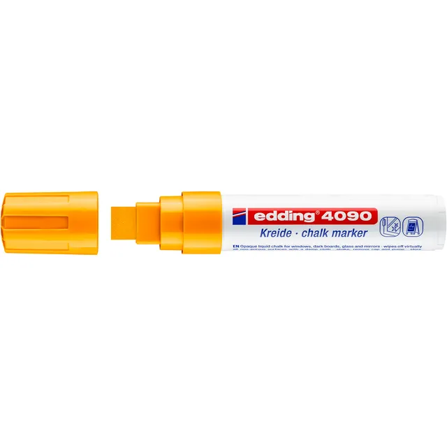 Edding Krijtstift edding 4090 window blok 4-15mm neon oranje