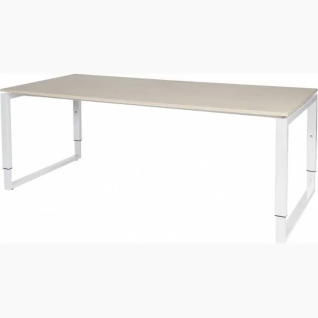 Schaffenburg Verstelbaar Bureau - Plus 200x90 robson - wit frame Wit (RAL9010)/Robson Eiken