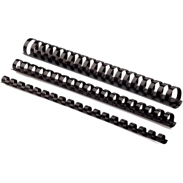 Fellowes bindruggen, pak van 100 stuks, 19 mm, zwart