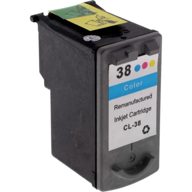 Inktkenners Inktcartridge Geschikt voor Canon CL-38 | 1x Kleur Geschikt voor Canon Pixma IP1800, IP2500, IP2600, MP140, MP190, MP210, MP220, MP470, MX300, MX310