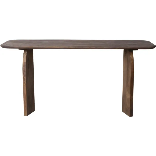 Giga Meubel Bureau Dalarna - Donkerbruin Hout - 160x60x75cm