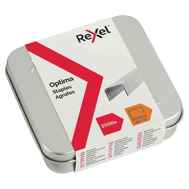Rexel Nieten Rexel Optima nr70HD gegalvaniseerd 2500 stuks